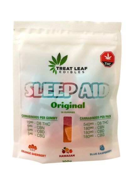 Treat Leaf Edibles Candy Sleep Aid (36-Pack Gummy)